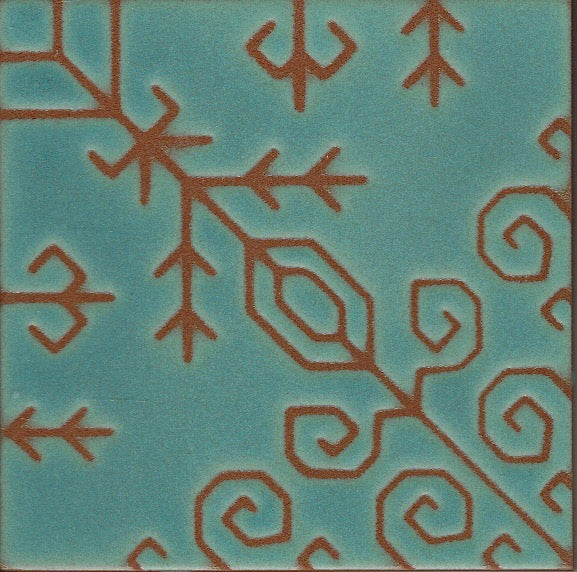 Ceramic Tile with alisal pattern