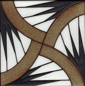 Steens 4 (8"x8") - Handpainted Ceramic Tile Second for Kitchen, Bathroom, Wall & Table Decor